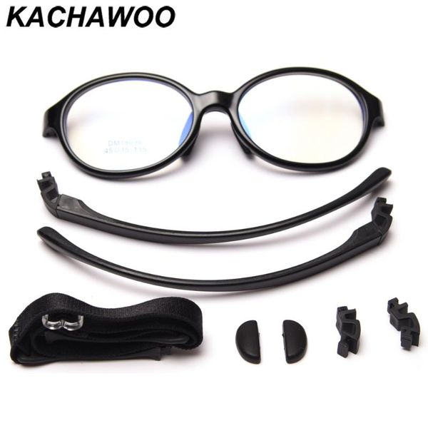 

sunglasses kachawoo girls child glasses anti blue light for student optical eyeglass frame round boys tr90 silicone kids eyewear pink, White;black