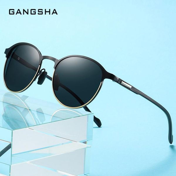 

gangsha new fashion polarized sunglasses for men/women classic brand design sunglasses eyewear goggles Ã³culos de sol masculino, White;black