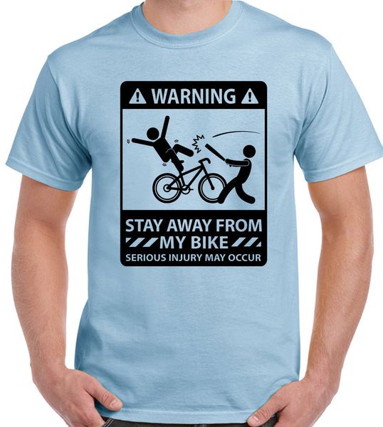 

stay away from my biker mens funny cycler t-shirt cyclist road mtb father's day2018 fashion building t-shirt sport hooded sweatshirt ho