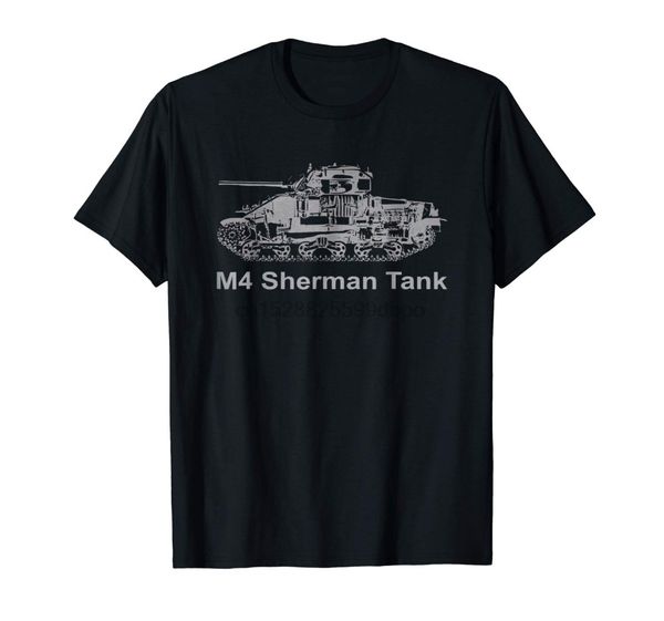 

m4 sherman tank gift ww2 men 2020 summer plus size logo hoodie designers t shirts sweatshirt