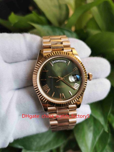 

5 style watch v5 version bp maker 40mm day-date 228235 228238 president 18k gold asia 2813 movement automatic mens watches, Slivery;brown