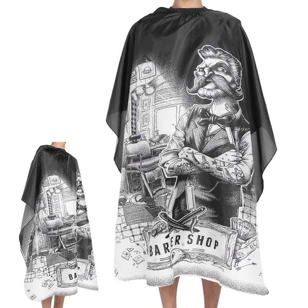 

waterproof haircut cape cloth cutting hair pattern salon barber cape hairdressing hairdresser apron wrap gown tools barber apron