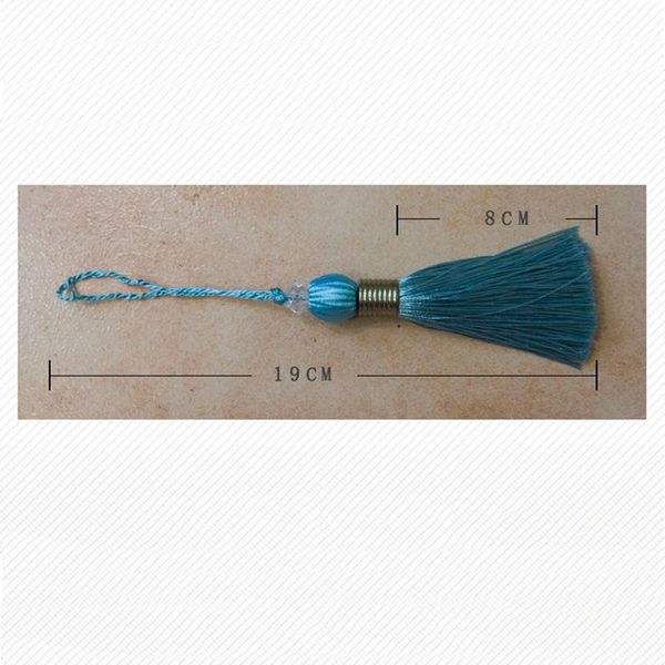 

wholesale 12pcs lot 8cm ball tassel with hanging rope silk sewing tassel trim decorative key tassel for curtain home decoration h jllorv