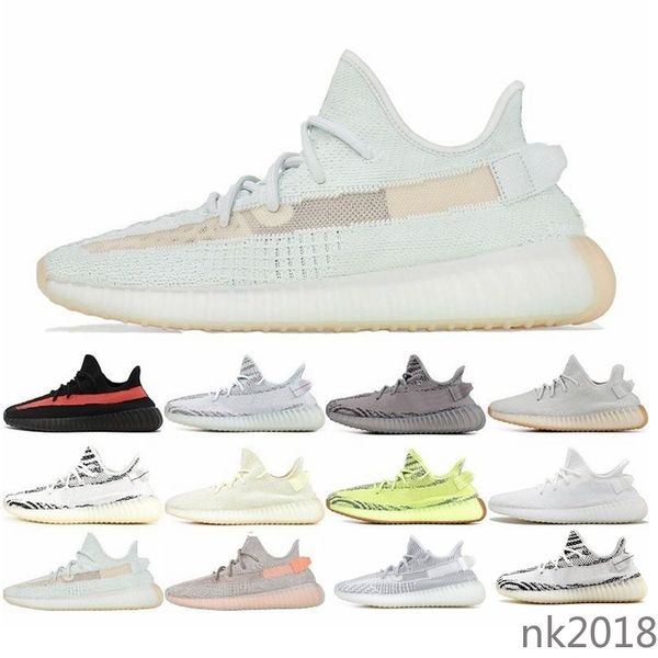 

men shoes kanye west asriel yecheil linen israfil cinder eliada abez reflective shoes earth zebra grey trainers sneakers size 36-48 nk, Black