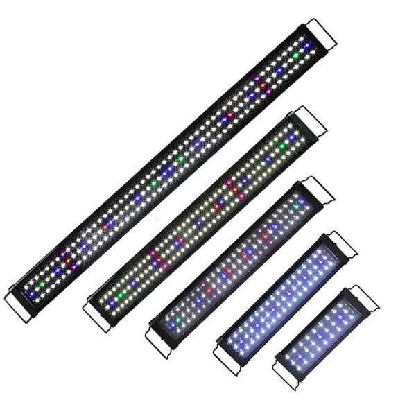 

60/90/120cm super slim led waterproof aquarium light full spectrum for freshwater fish tank plant marine lamp aquatic decor irfnr