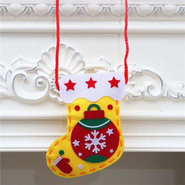 

cpfk7 socks handmade handmade diy gift gift backpack kindergarten puzzle christmas bag socks bag prize christmas diy rvizm