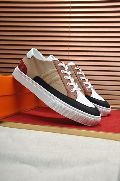 

latest style luxury design shoes men sneakers 4 colors comfortable leisure sneaker fashion sports breathable shoe man size 38-45 with box, Black