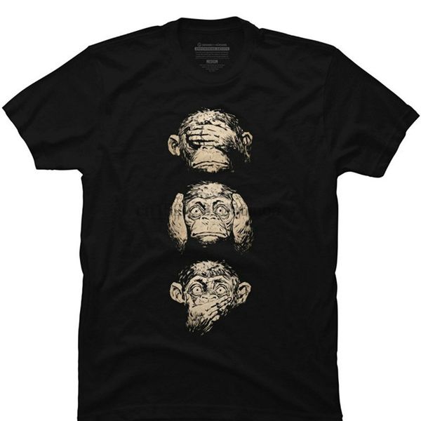 

t shirts 2020 brand clothes slim fit printing 3 wise monkeys men graphic t shirt sport hooded sweatshirt hoodie