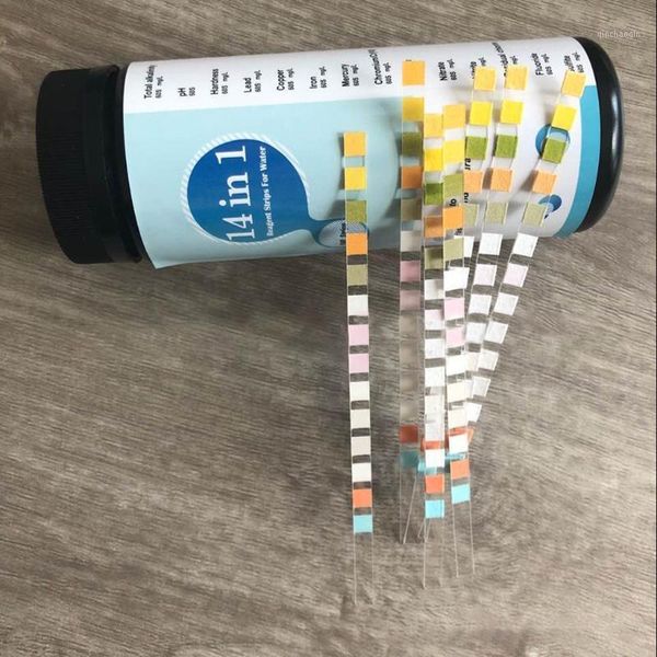 

pool & accessories 14-in-1 water test strips drinking strip 50pcs tap quality for testing hardness ph#g31