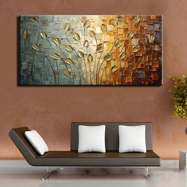

canvas painting wall posters and prints modern abstract tree wall art pictures for living room decoration dining restaurant l home decor