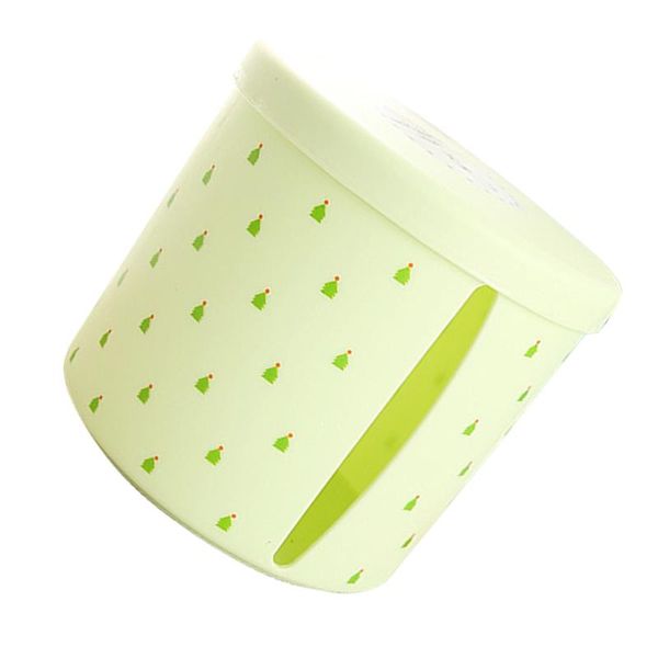 

tissue boxes & napkins 1pc household box creative round paper towel tube home living room simple napkin tray (light green)