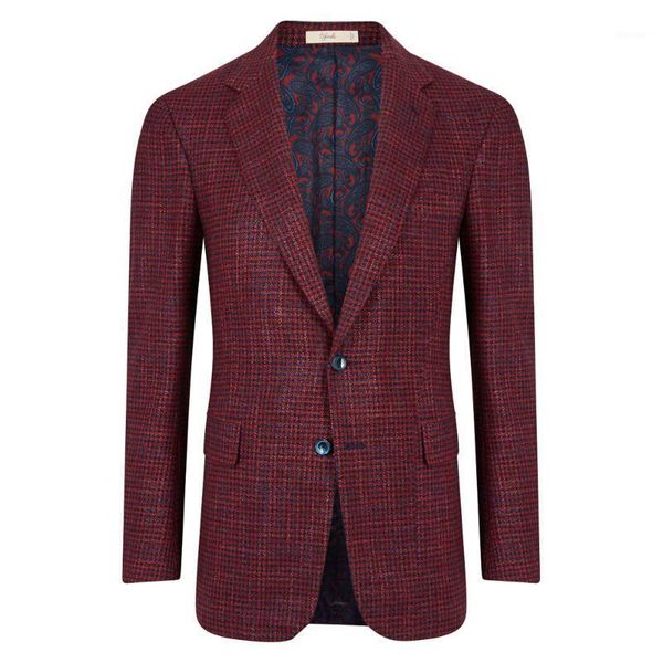 

striped wine red wool men's blazer gentleman style custom stright formal suits singal breasted smart casual party evening wear1, White;black