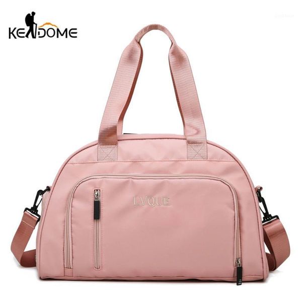 

outdoor bags nylon waterproof sports gym bag for fitness training shoulder handbags yoga luggage with shoe compartment x256d1