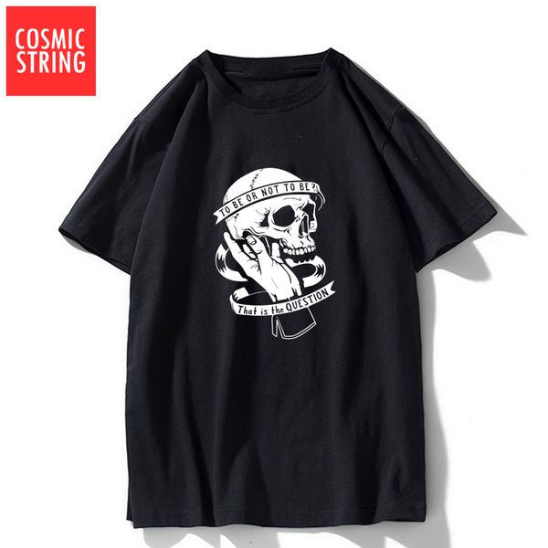 

cosmic string cool punk skull print casual short sleeve loose tshirt o neck male s sport hooded sweatshirt hoodie men t shirt