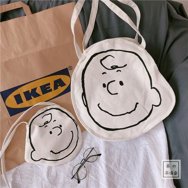 

new student shoulder bag japanese cute girl portable canvas messenger bag