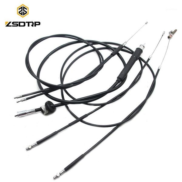 

zsdtrp retro ural kc750 motor handle bar comp with speedometer brake throttle clutch cable for r1 r71 m72 mw 750 m11