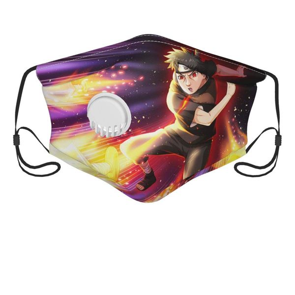 

girl washable face cover,printed comfortable balaclava with vent valve,naruto uchiha,headgear protection for running festival activities