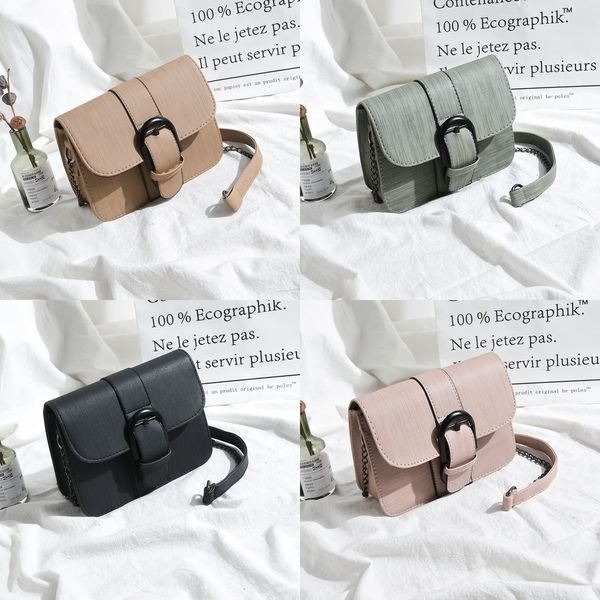 

kb4co 2020 new square fashion fashion simple and versatile mini chain bag girl's one shoulder straddle korean bag bb11k