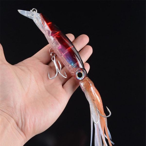 

1pcs 14cm/40g lifelike 6 style bionic ocs squid jig fishing lure trolling baits with hook rig fishin sqcawv
