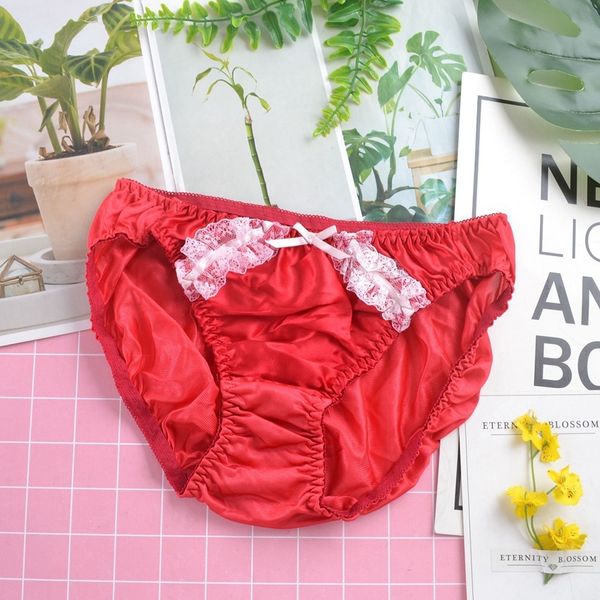 

milk silk girl style lovely sweet red lady underwear, Black;pink