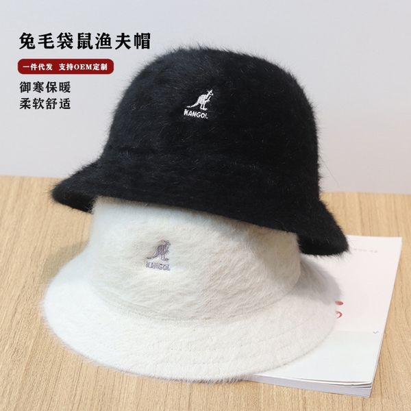 

dkac soild warm beanie retro dome knitted hat outdoor kangaroo ski windproof coldproof knitting color winter cap skull kangol l, Brown;gray