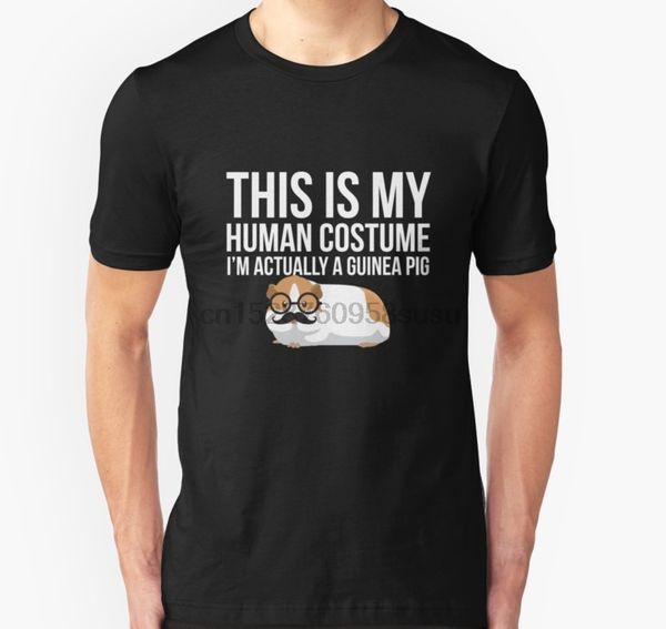 

men tshirt this is my human costume im actually a guinea pig t shirt t shirt(1) printed t-shirt tees sport hooded sweatshirt hoodie