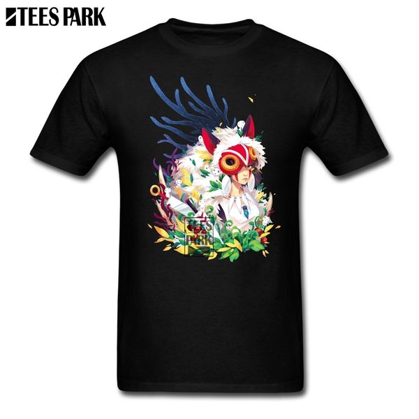 

chep streetwear clothing t shirt princess mononoke black t shirt men's o neck tees new men t shirt styles sport hooded sweatshirt hoodi