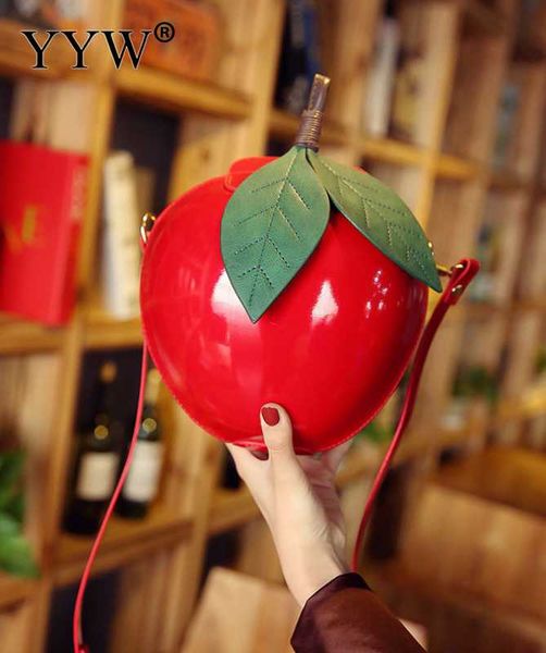 

2020 fashion apple pattern crossbody bags for women mini cute girl shoulder bag purse zipper clutch female small messenger bags