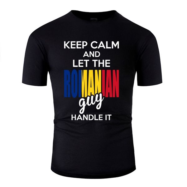 

vintage keep calm and let the romanian guy handle it tshirt men anti-wrinkle men t-shirts comics female sport hooded sweatshirt hoodie