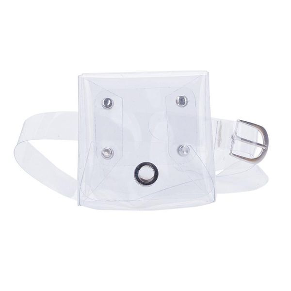 

waist bags women hasp clear fanny pack ladies fashion belt bag solid colors mini chest leather small shoulder #40