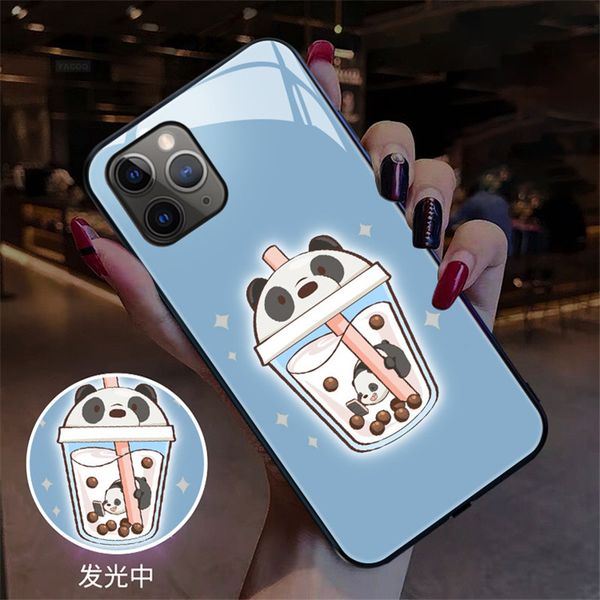 

2020 новейший iphone случай tempred стекла led имиджевый случае входящие вызовы случай flash light для iphone