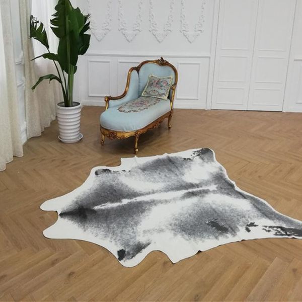 

carpets zebra/cow/leopard print carpet for living room bedroom and rugs velvet imitation animal skins natural shape floor mats