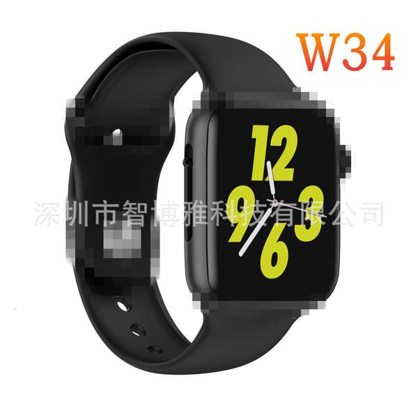 

w34 smart bluetooth call heart rate blood prsure exercise meter step information reminder phone