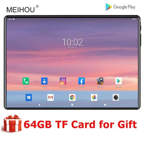 

tablet pc 2021 version 10 inch 4g lte bluetooth gps octa core dual sim card android 9.0 os phone call 3gb ram 32 gb rom +gifts1