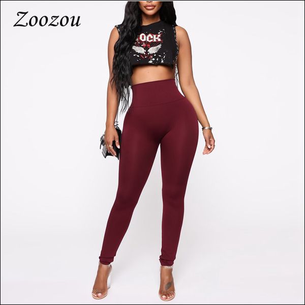 

high waist bodycon leggings women plus size 4xl elastic slim skinny trousers female fitness seamless pencil pants custom, Black;white