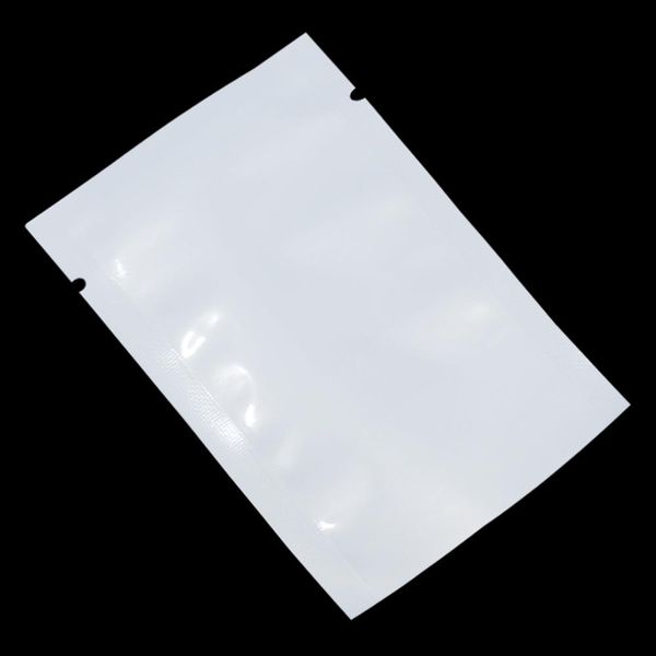 

white clear food grade film plastic bag open heat seal decoration gift tea grain package flat pocket pouch 11 h bbyftt