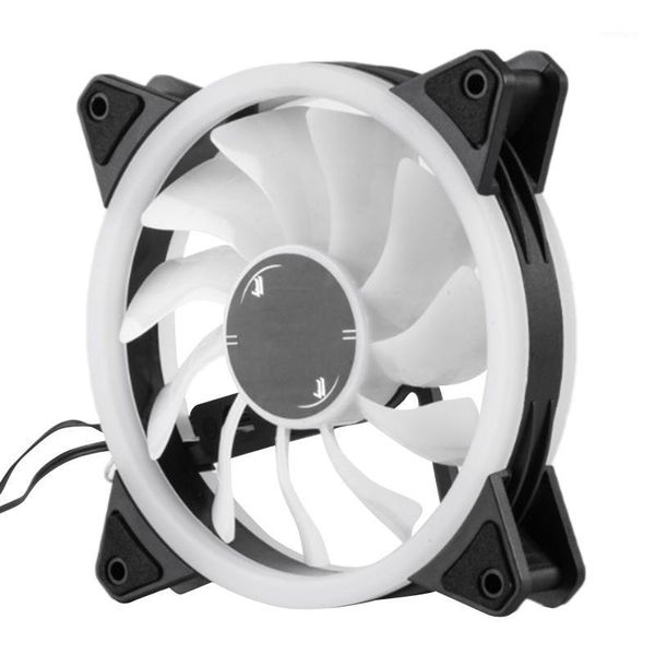 

rgb chassis fan 120mm cooling cooler fan with controller for computer discoloration colorful cooling chassis 5 pcs1