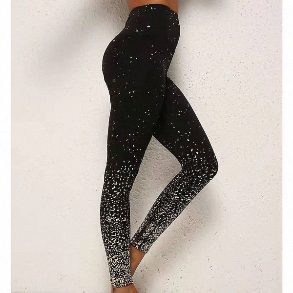 

women's print pants dailywear print high waist blushing pink black gray silver white s m l  xxl s89r#