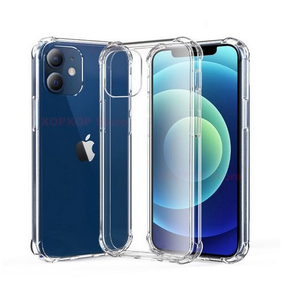 

clear silicone phone case for iphone 12 mini 11 pro xs max case soft back cover for iphone x 8 7 6s plus se xr shockproof case
