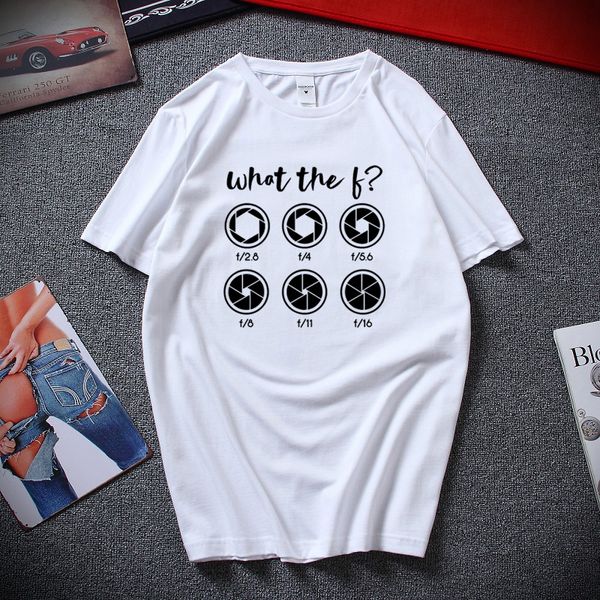 

sport what the f men's t-shirt pgraphy pgrapher camera aperture birthday gift funny cotton short sleeve t shirt