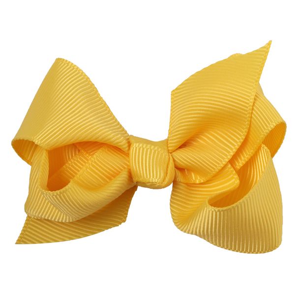 

baby toddler bows hairpins cute grosgrain ribbon bow hairgrips girls solid 3 inch hairpin clips kids hair accessories, Slivery;white