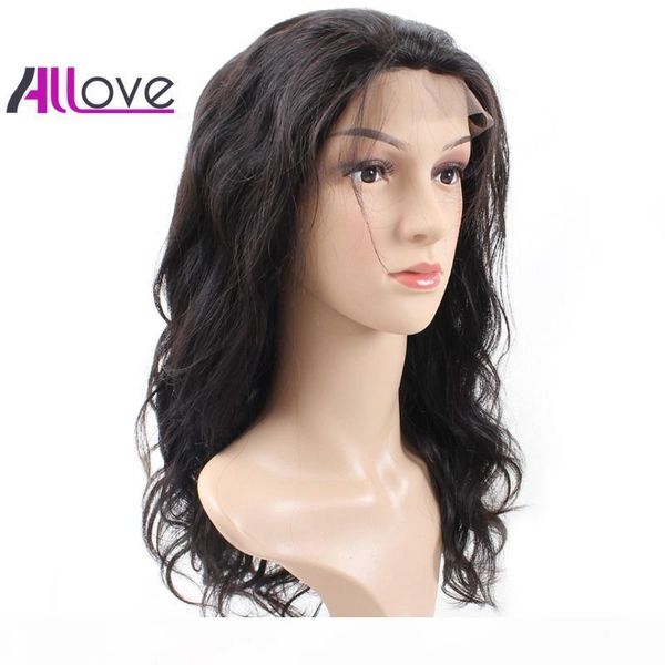 

10a body wave human hair wigs for black women brazilian hair human hair lace front wigs 180 density wholesale, Black;brown