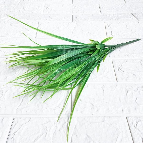 

decorative flowers & wreaths artificial plant plastic grass gardening diy background wall home wedding christmas decoration1