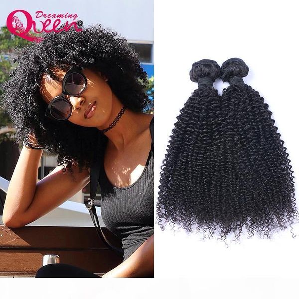 

brazilian hair unprocessed virgin human hair wefts wholesale peruvian malaysian indian cambodian human hair extensions kinky curly bundles, Black