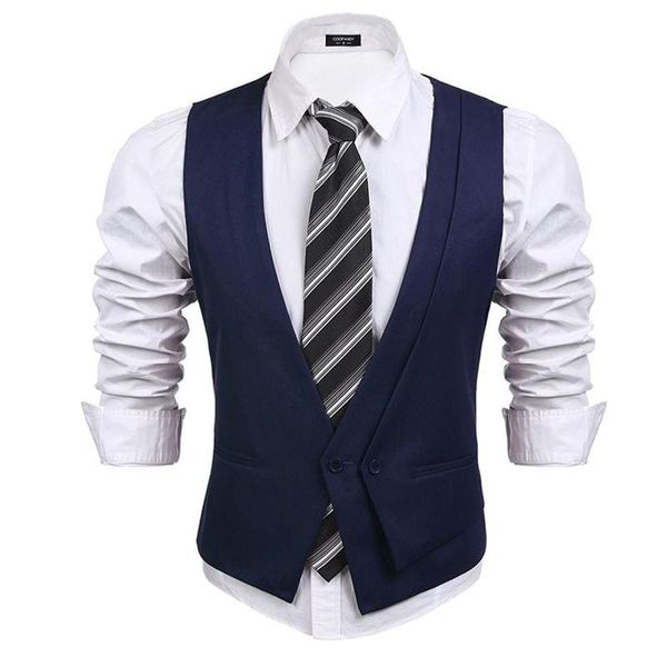 

new arrival navy blue groomsmen vest slim fit wedding vests men's waistcoat groom vests custom made mens vest for wedding, Black;white