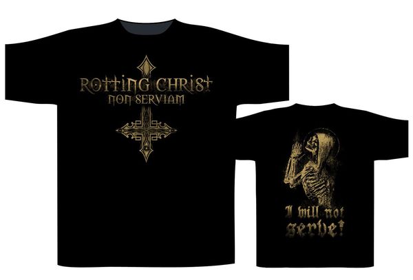 

rotting christ 'non serviam' t-shirt - new & official 2018 fashion stranger things t shirt men sport hooded sweatshirt hoodie
