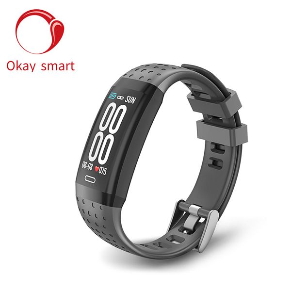 

fashion waterproof touch screen fitness watch smart bracelet
