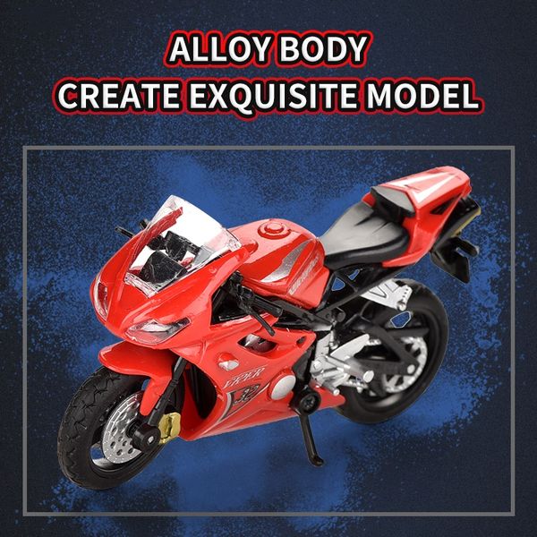 

1:18 alloy motorcycle kid entertainment puzzle toy car high simulation degree motorbike both boy and girl