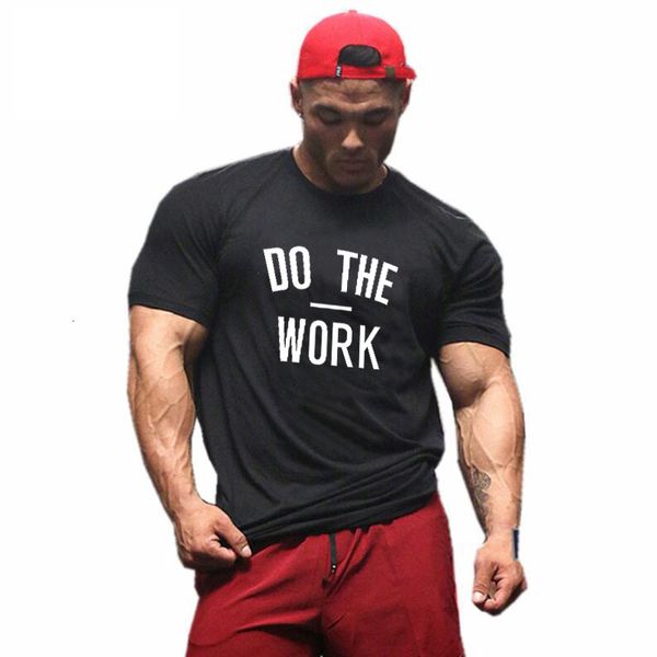 

2020 summer o neck fashion short sleeve t shirt men fitness clothing slim fit mens tees gyms tshirt clothes, White;black