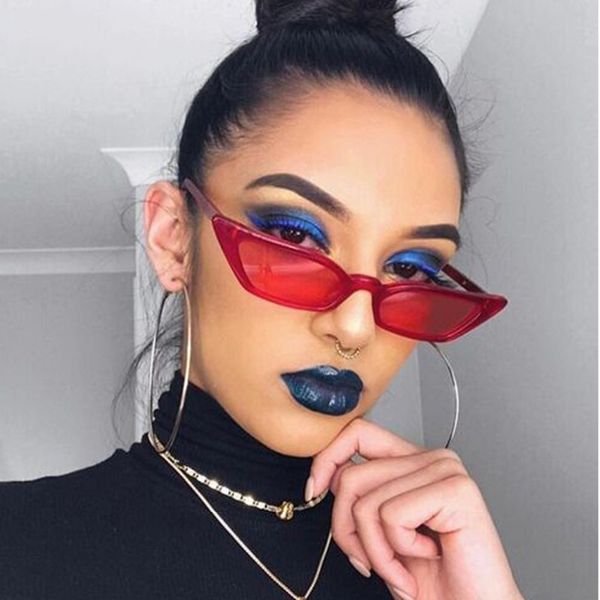 

eye new narrow cat women sunglasses ultraviolet-proof chic sun glasses for outdoor shopping travel beach pgraph